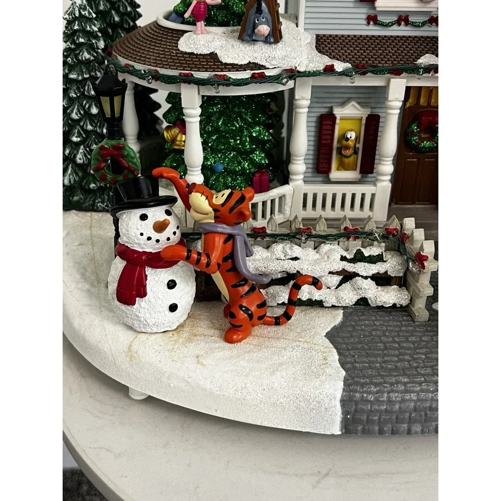 Disney Christmas Village‎ Animated Holiday House Lights Music Mickey And Friends